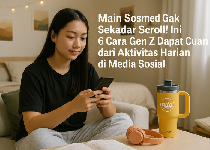 NOW, Main Sosmed Gak Sekadar Scroll! Ini 6 Cara Gen Z Cairkan Cuan dari Aktivitas Harian di Medsos