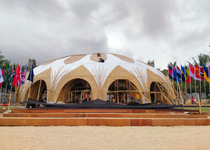 Bamboo Dome, Bangunan Bambu yang Memukau di KTT G20