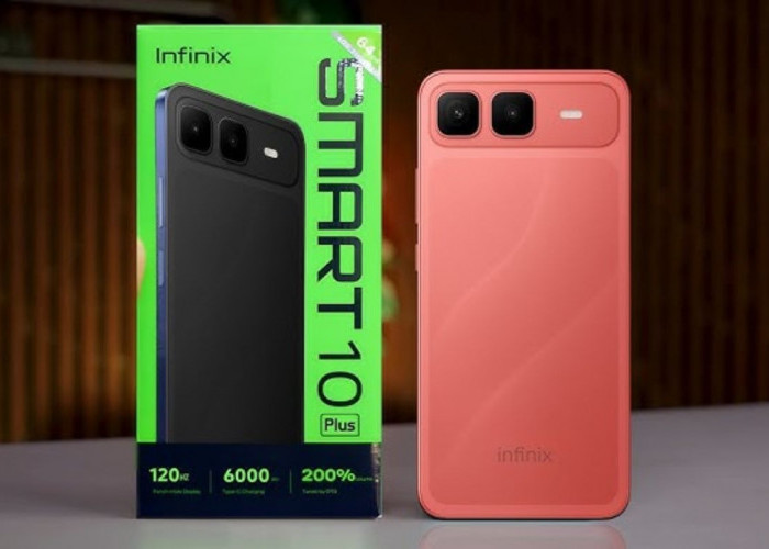 Infinix Smart 10 Plus: Ponsel 8 GB, Baterai 6000 mAh! Ini Spesfikasinya