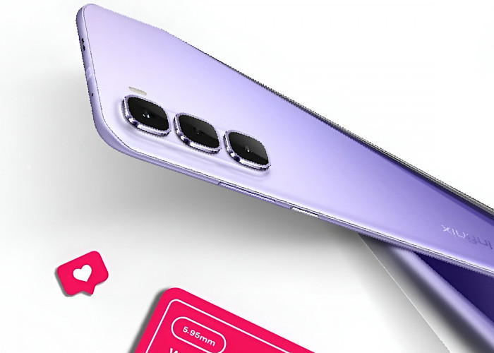 Unik, Infinix HOT 60 Pro+ Hape Tertipis di Dunia Tapi Tidak Mengorbankan Performa  