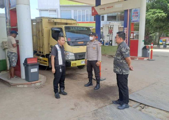 Antisipasi Gangguan Distribusi BBM di Wilayahnya, Polsek Pemulutan Ogan Ilir Lakukan Monitoring & Deteksi Dini