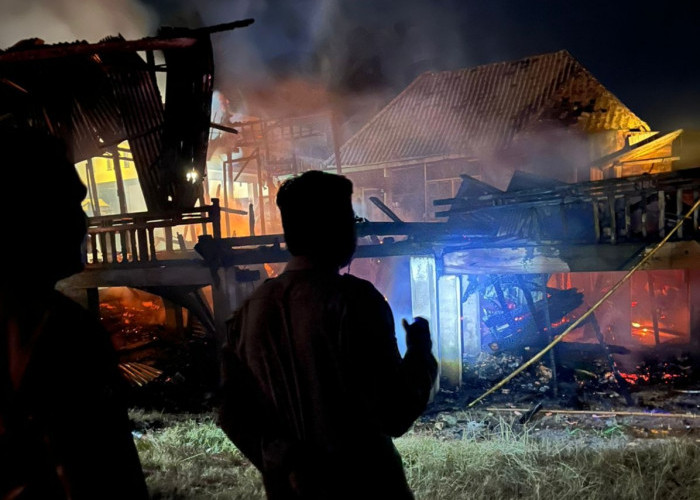 Rumah Panggung di Ogan Ilir Terbakar, Korban Alami Kerugian Materil Mencapai Rp 150 Juta