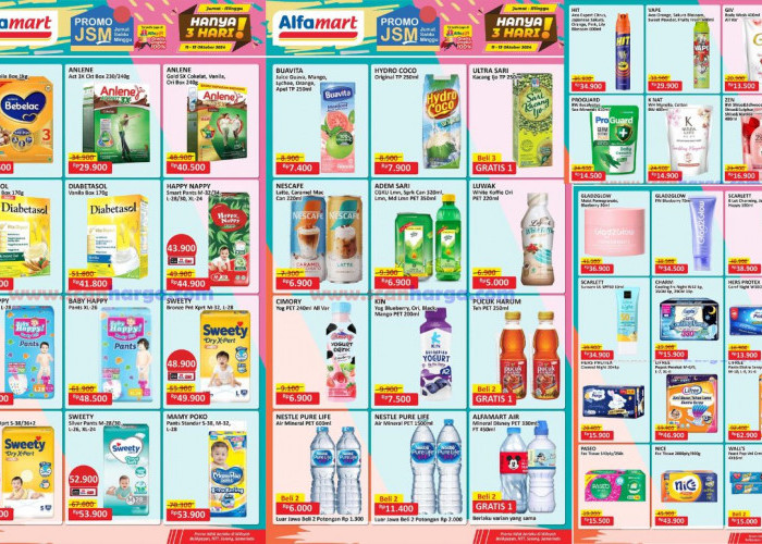 Katalog Promo JSM Alfamart 11-13 Oktober: Diskon Menarik, Harga Miring! Dapatkan Sekarang Sebelum Kehabisan