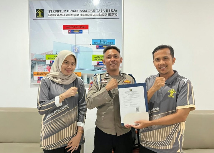Kemenkum Babel Terbitkan Sertifikat Perseroan Perorangan PT Putri Bungsu Exspress, Permudah Legalitas Usaha