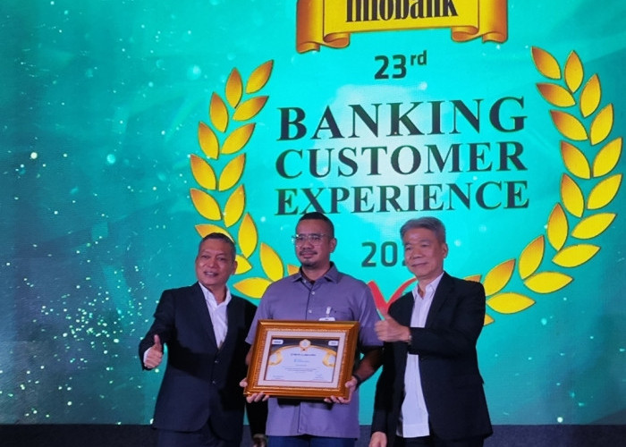 10 Tahun Berturut-turut Bank Sumsel Babel Raih Platinum Service Excellence 2026