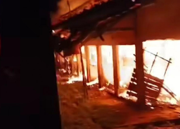 Puluhan Kios Pasar Pagi Betung Banyuasin Hangus Terbakar, Bukan Kejadian Pertama