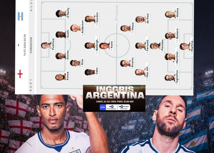 Detik-detik Jelang Argentina vs Inggris Malam Ini: Prediksi Pemain Menuju Final Piala Dunia 2026