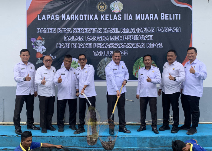 Budidaya Perikanan di Lapas Narkotika Muara Beliti, Mendorong Kemandirian dan Keterampilan Warga Binaan
