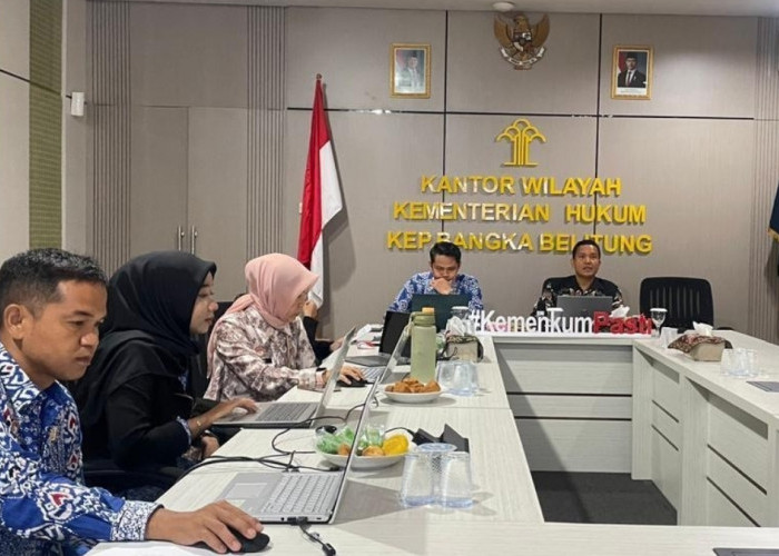 Kemenkumham Babel Harmonisasikan Empat Raperbup Pajak Daerah Kabupaten Belitung untuk Perkuat Kepastian Hukum