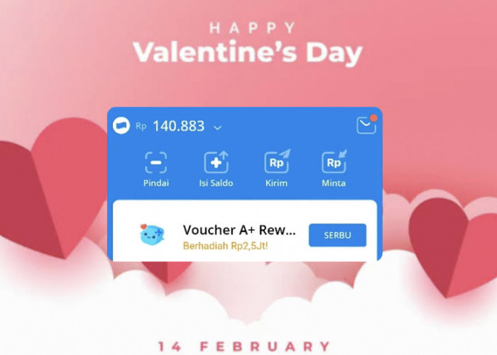 Link DANA Kaget Paling Baru Khusus Valentine Days! Saldo Gratis Rp140 Ribu Siap Diklaim