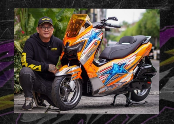 Modifikasi Yamaha NMAX “TURBO” Bergaya Balap Supersport, Angkat Nostalgia Jason DiSalvo