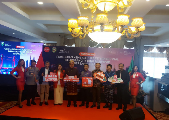 Gubernur Herman Deru Sambut Kembalinya Rute Internasional Palembang–Kuala Lumpur, Tiket Promo Mulai Rp599 Ribu