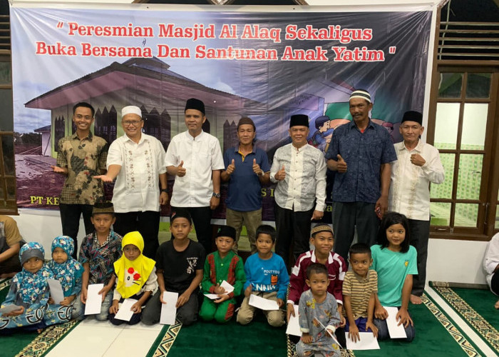Peringati Malam Nuzul Qur'an, PT Kelantan Sakti Santuni Anak Yatim Piatu