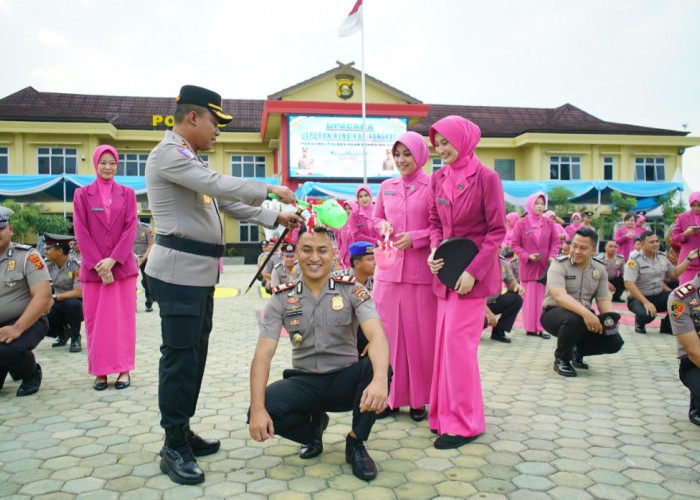 75 Personel Polres OKI Naik Pangkat, Momentum Meningkatkan Profesionalisme Pengabdian