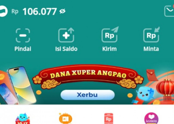 Ada Saldo Gratis Rp106 Ribu Hadiah DANA Kaget Hari Ini, Buruan Klik Link Ini Uang Langsung Masuk di E-Wallet!