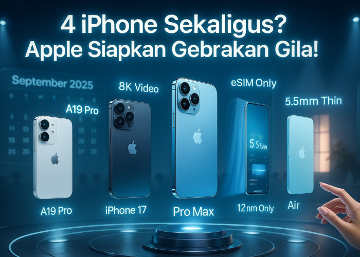 Apple Siap Luncurkan 4 iPhone Sekaligus September Ini, Model Barunya Bikin Shock!