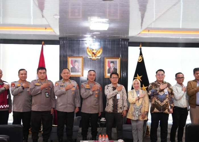 Kapolda Sumsel Terima Direksi Bank Sumsel Babel: Pengamanan Perbankan Fokus Utama dari Ancaman Kejahatan Siber
