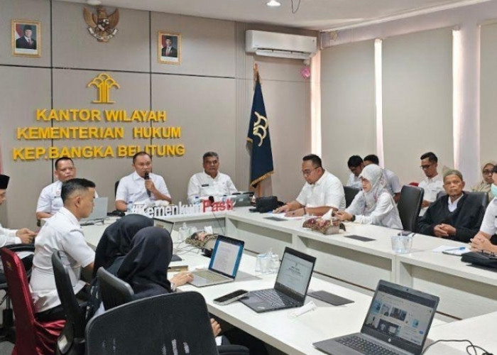 Ranperkada Bangka Tengah Diharmonisasi Kemenkum Babel, Fokus Transparansi Desa