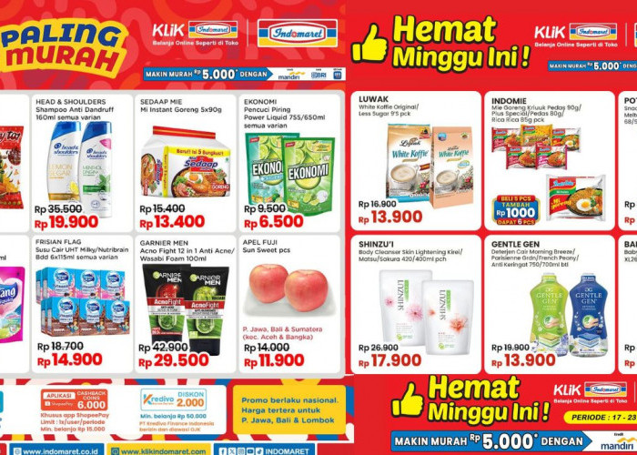 Katalog Promo JSM Indomaret 20 Oktober 2024: Sabun Mandi Cair Rp14 Ribuan, Indomie Dapat 6 Cuma Tambah Seribu!