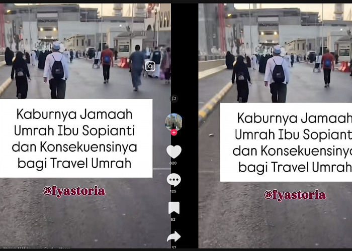 Viral Jamaah Umrah Ibu Sopianti Kabur Diduga Ingin Menikah, Ini Konsekuensinya Bagi Travel Umrah?