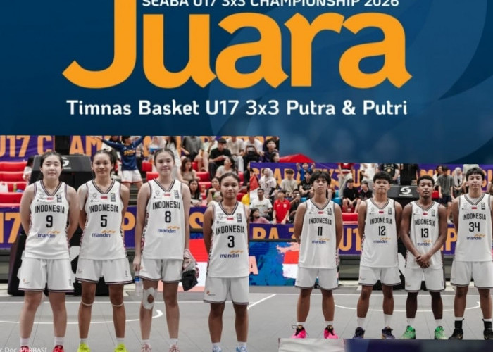 Fantastis! Timnas Basket Indonesia Kawinkan Gelar SEABA U17 3x3 2026, Putra-Putri Juara