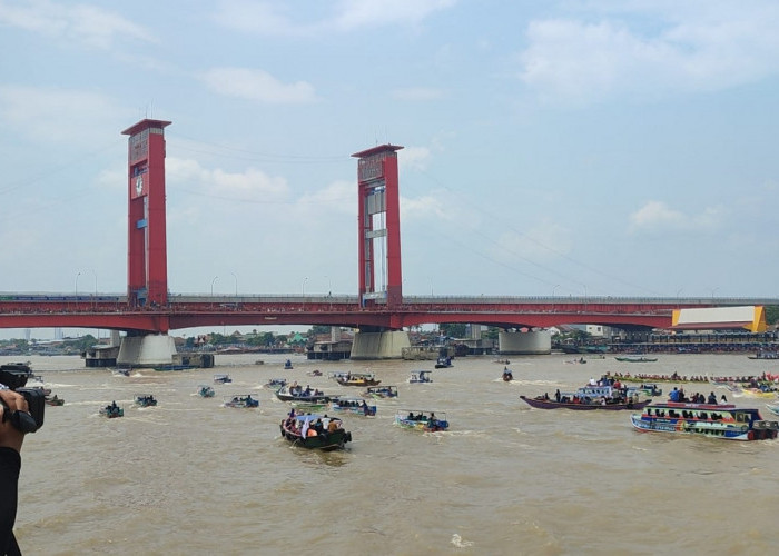 Demi Keamanan Peserta Festival Bidar 17 Agustus 2025, KSOP Palembang Tutup Alur Sungai Musi