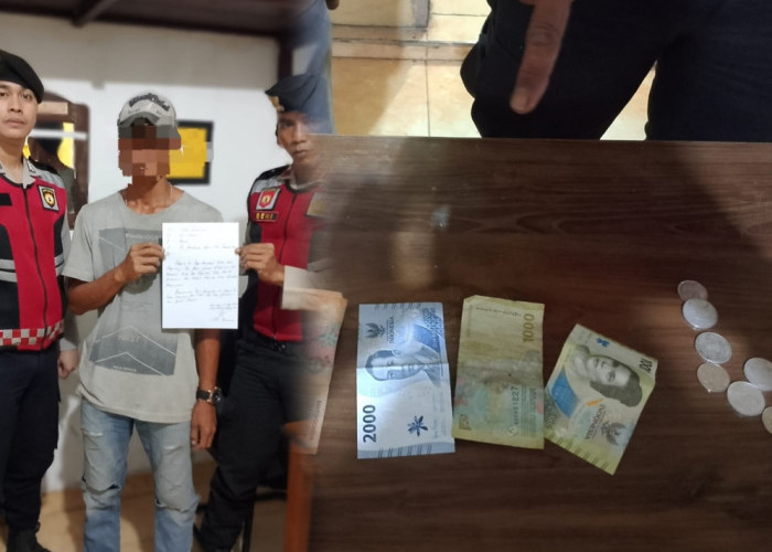 Tim Patroli Perintis Presisi Polres Ogan Ilir Amankan Terduga Pelaku Pungli Bersama Barang Bukti Rp 13.000