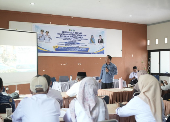 Buka Bimtek Transformasi Perpustakaan, ini Pesan Plt Sekda Luwu Utara