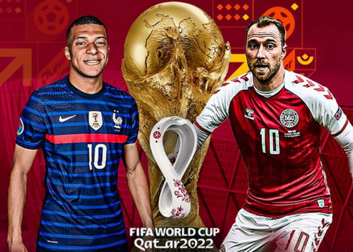 Link Live Streaming Piala Dunia 2022 Prancis vs Denmark Sabtu 26 November 2022