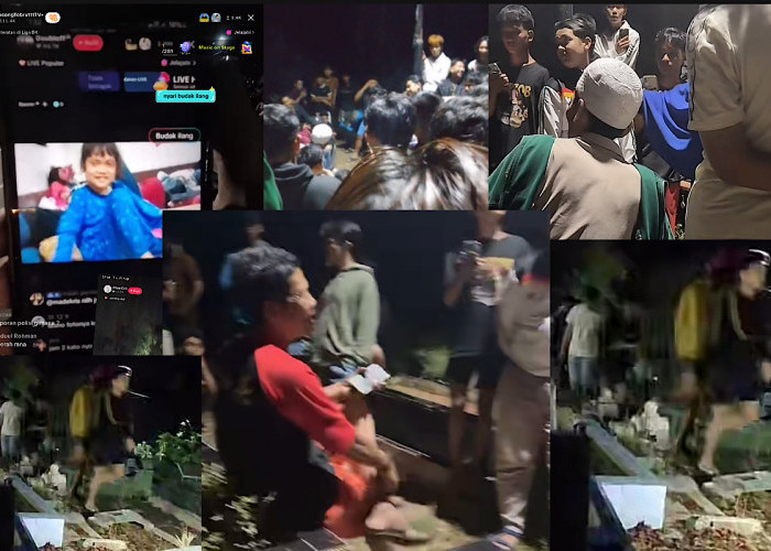 VIRAL, Bocah Siti Dicari Warga di Kuburan Jalan Angkatan 66 Palembang Hingga Dini Hari 