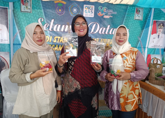 Stand Kecamatan Sungai Menang Pamerkan Dodol Kacang Ijo 