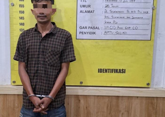 Pengedar Sabu di Silaberanti Palembang Dibekuk Penghujung Bulan April, Rumah Dijadikan Transaksi Narkoba 