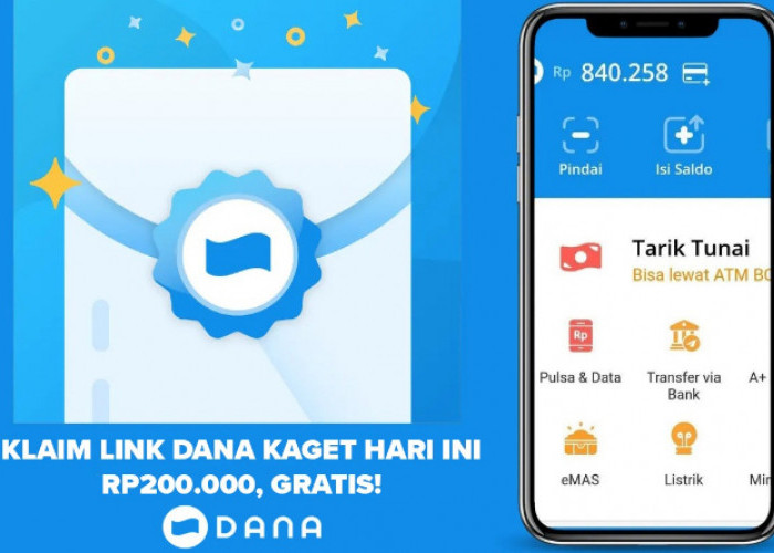 Link DANA Kaget Rp200 Ribu Hari Ini Selasa 6 Agustus 2024, Buruan Klaim Sekarang