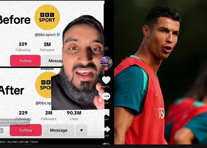 Ejek Ronaldo Gagal Penalti Follower BBC Sport Langsung Hilang 3 Juta, Pengaruh CR7 Memang Luarbiasa     