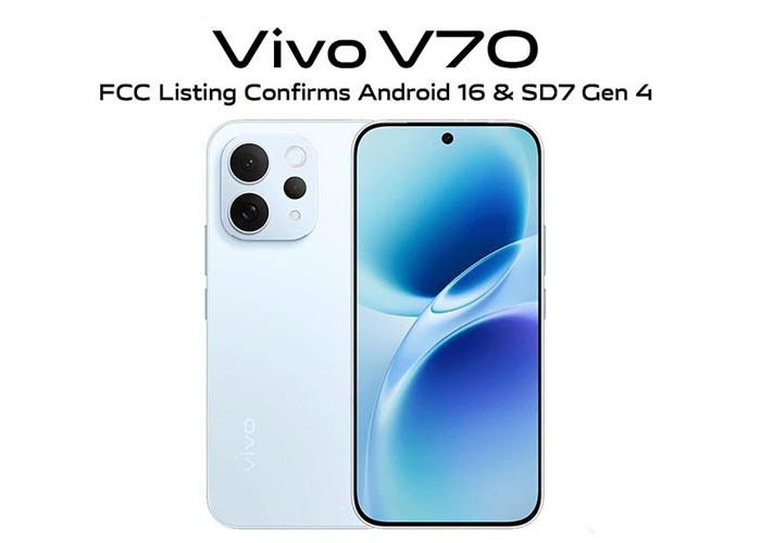  Vivo V70 Usung Chipset Snapdragon 7 Gen 4, Siap Meluncur di Awal 2026