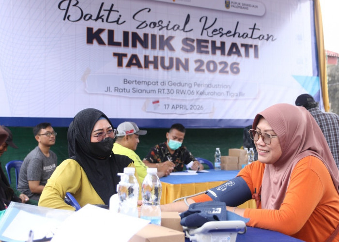 Pusri Kembali Gelar Pengobatan Gratis Klinik Sehati Batch 2 Bagi Masyarakat Kampung Sehati