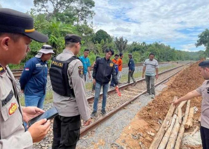 Pekerja Proyek Talut Coran Penahan Rel Kereta Api di OKU Tewas Disambar Babarajang 