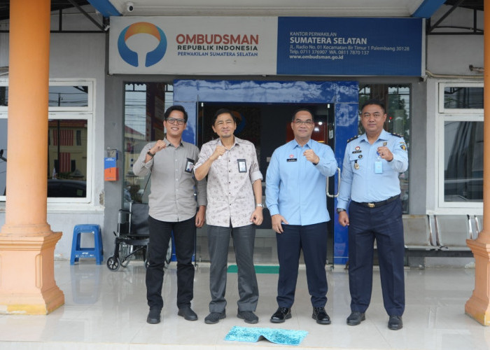 Tingkatkan Kualitas Layanan, Kakanwil Kemenkumham Sumsel Ilham Djaya Jalin Sinergi dengan Ombudsman