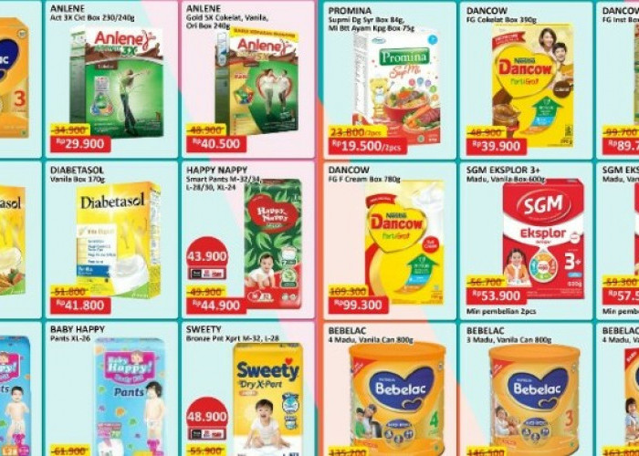 Cuma 3 Hari, Belanja Murah di Alfamart Khusus Popok Bayi dan Susu Anak Diskon Hingga 50 Persen, Buruan Ambil!