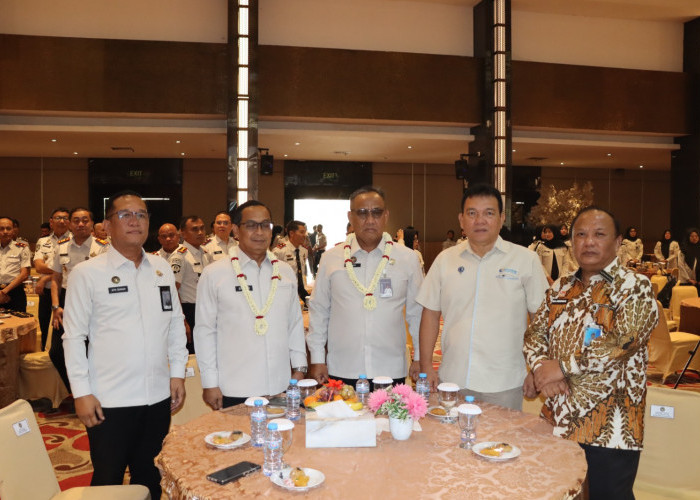 Hadiri Kenal Pamit Kakanwil Ditjenpas Sumsel, Kakanwil Kemenkum Siap Jaga Sinergitas Lintas Sektoral