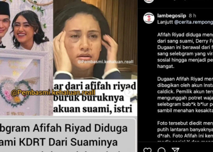 Tiktokers Afifah Riyad Diduga Jadi Korban KDRT, Foto Wajah Penuh Lebam dan Cakaran Viral