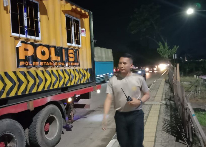 Simpang Lampu Merah Macan Lindungan Palembang Ditambah Pos Portable, Warga Harap Dibangun Permanen 