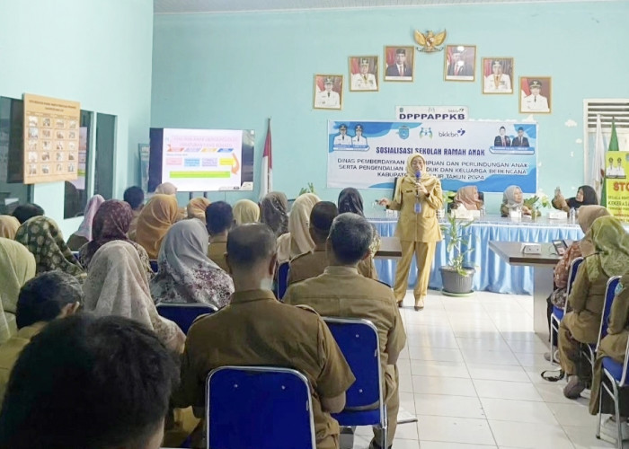 DPPPAPPKB Kabupaten Ogan Ilir Sosialisasikan Sekolah Ramah Anak ke Seluruh Guru