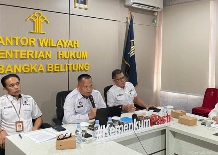 Kanwil Kemenkum Babel Harmonisasi Dua Ranperkada Kota Pangkalpinang