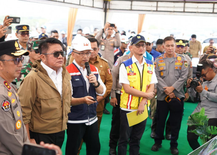 Gubernur Sumsel Herman Deru Tinjau Jalur Tol Kapal Betung, Pastikan Kesiapan Mudik Lebaran 2026