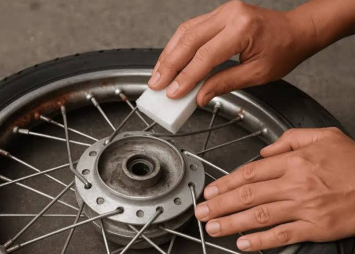 Cara Mudah Hilangkan Karat pada Velg dan Jari-Jari Motor, Cukup Pakai Bahan Sederhana