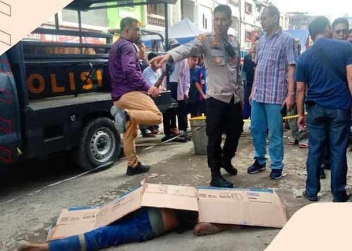 Pria Tanpa Identitas Ditemukan Tak Bernyawa di Pinggir Jalan Segaran Palembang