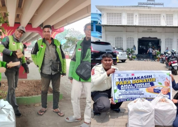 Alhamdulillah, Ustadz Reno dan Sahabat Dakwah Bagikan 1.298 Nasi Berkah untuk Warga Palembang