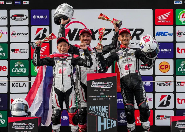 Melaju Kencang, Pebalap Binaan Astra Honda Kibarkan Merah Putih di Thailand dan Italia