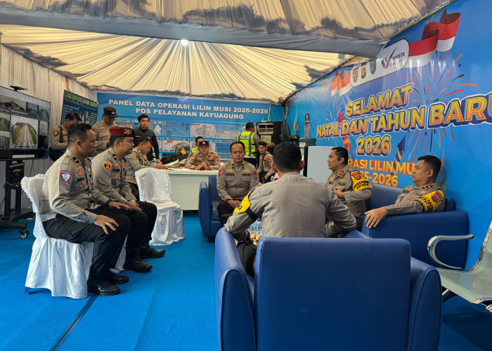 Pos Yan Kayuagung Ops Lilin Musi Dilakukan Supervisi Polda Sumsel 